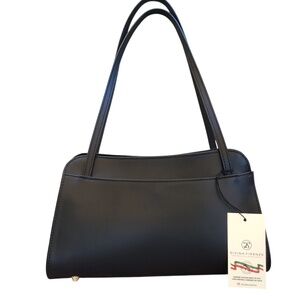 NWT Divina Firenze Black Leather Italian Bag